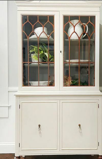 Antique Clear Glass Brass Threaded Brass Ferrule Cabinet Drawer Knobs Pull screw