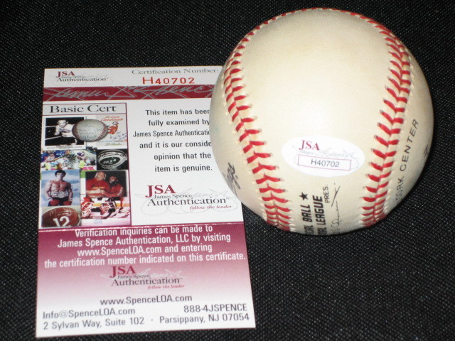 CLIFF FLOYD METS SIGNED AUTOGRAPHED CERTIFIED AUTHENTIC ONL BASEBALL JSA