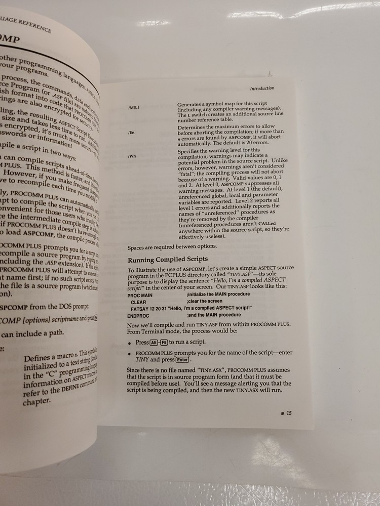 PROCOMM PLUSS-USER MANUAL-1991