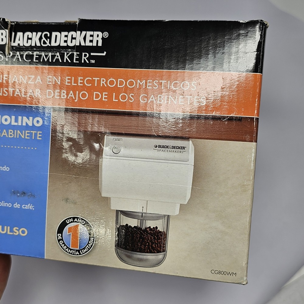 NOS Black & Decker Spacemaker Under Cabinet Food Processor Coffee Grinder RV