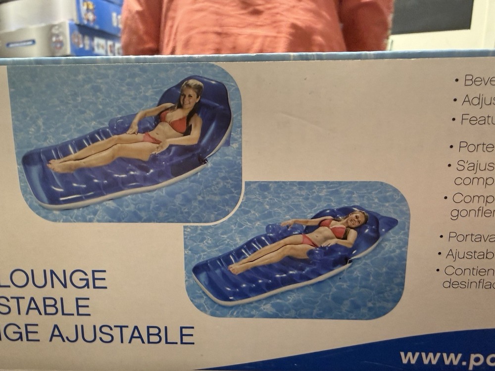 Pool Master 85687 Swimming Pool Adjustable Chase Floating Lounger Float