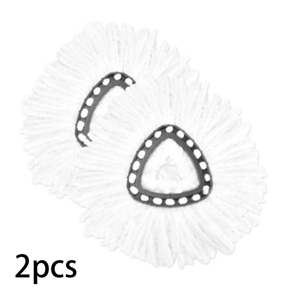 2-12 Pcs Microfiber Spin Mop Refills, Mop Replacements Cleaning Spinning Head