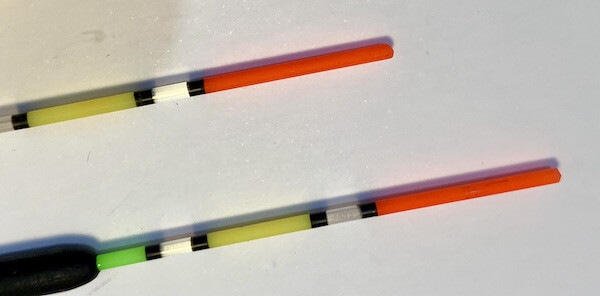 NG Glow Top Sensitive Tip, Loaded Insert Wagglers, From Nick Gilbert Floats