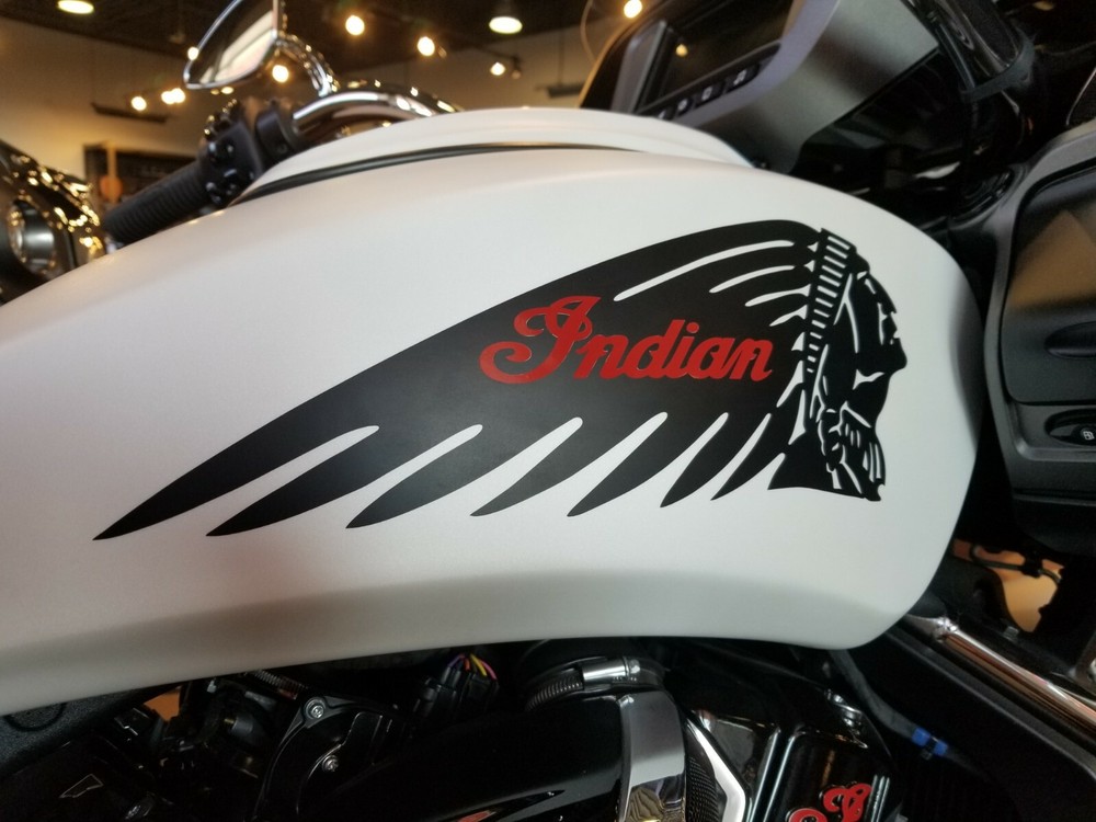 INDIAN CHALLENGER MOTORCYCLE FUEL TANK SIDE SCRIPT DECAL, STICKER, EMBLEM
