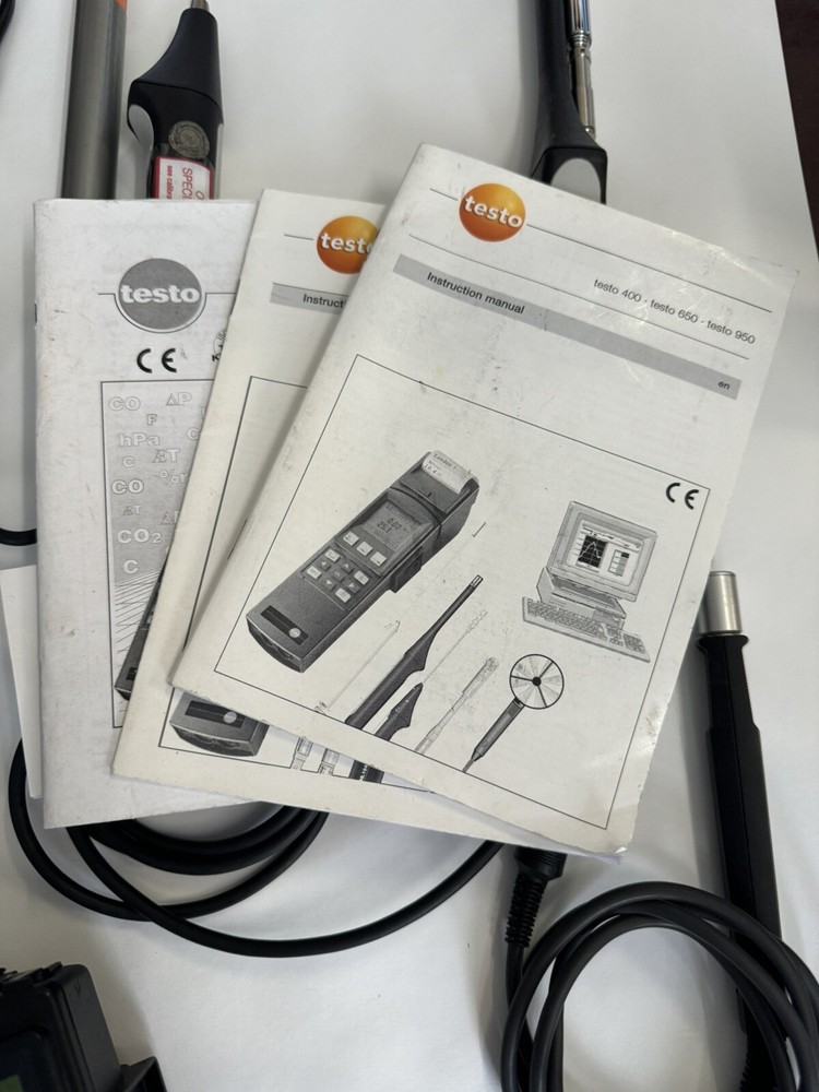 TESTO Set 400 climate meter differential pressure flow humidity
