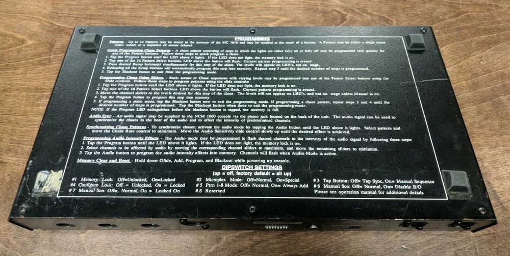 AS IS PLEASE READ NSI MC 1616 Memory Lighting Controller Board