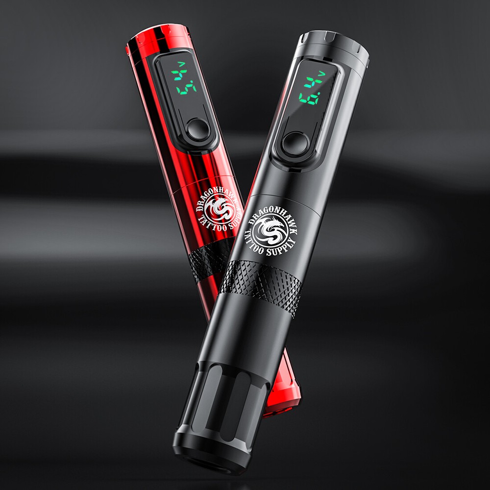 Gravity Induced Voltage Regulator Wireless Tattoo Machine 3.5mm Stroke Pen Kit