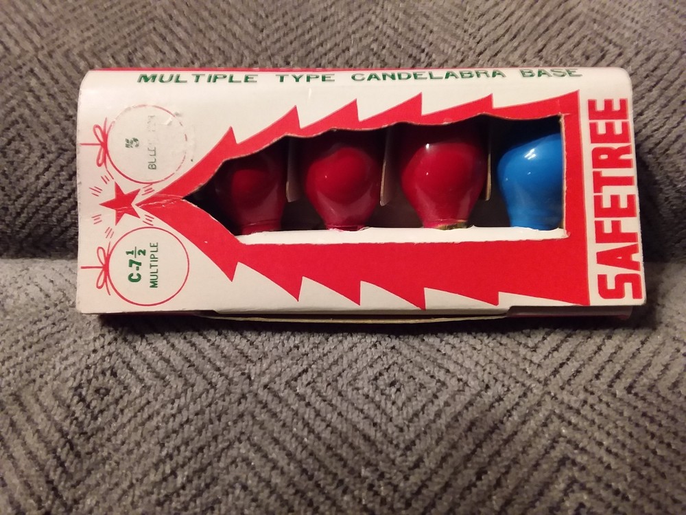Vintage C7 1/2 Christmas Light Bulbs