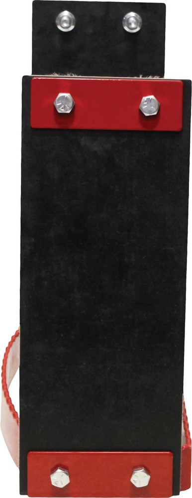 KM Universal Bolt-On Flex Step - Red flexible step for tractors