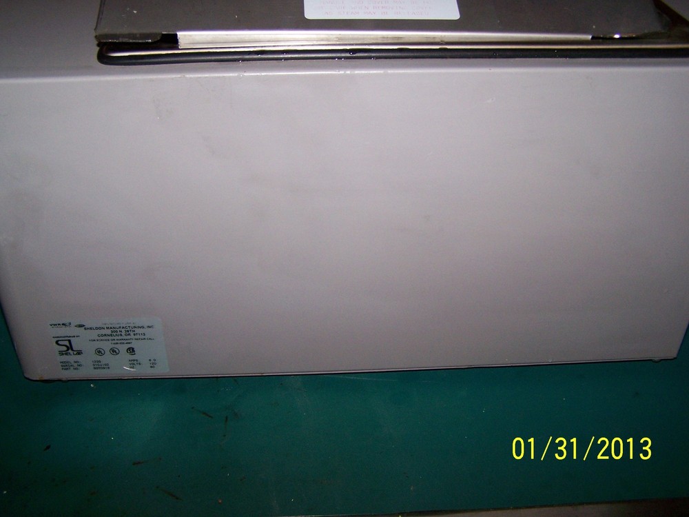 VWR Water Bath Model 1235, Part# 9020916