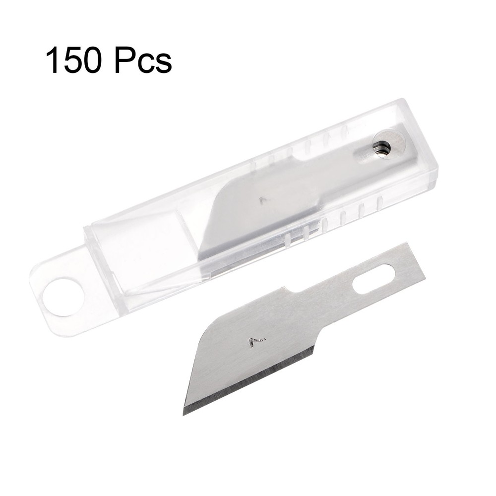 150pcs Exacto Knife Blades #7 Hobby Knife Replacement Blades Refills