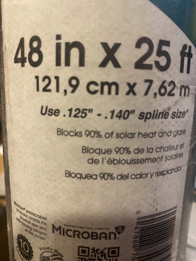 48 In. X 25 Ft. Black Suntex 90