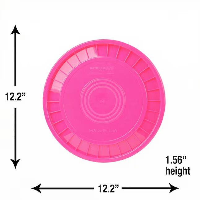 Project Source 5-gallon Pink Plastic Bucket lid