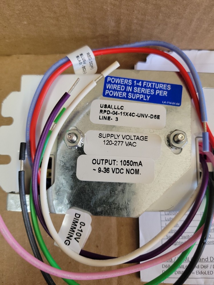 eldoLED ECOdrive 561/B Constant Current Programmable LED Driver - 50W.See Photos