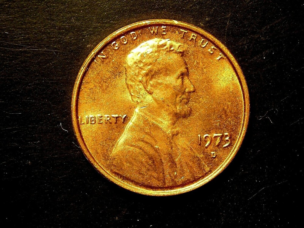 1973-D UNC  LINCOLN MEMORIAL CENT #5