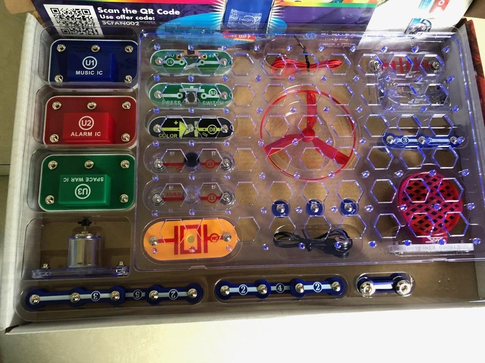 Elenco Snap Circuits Jr SC-100 Experiment Electronics Discovery Educational Kit