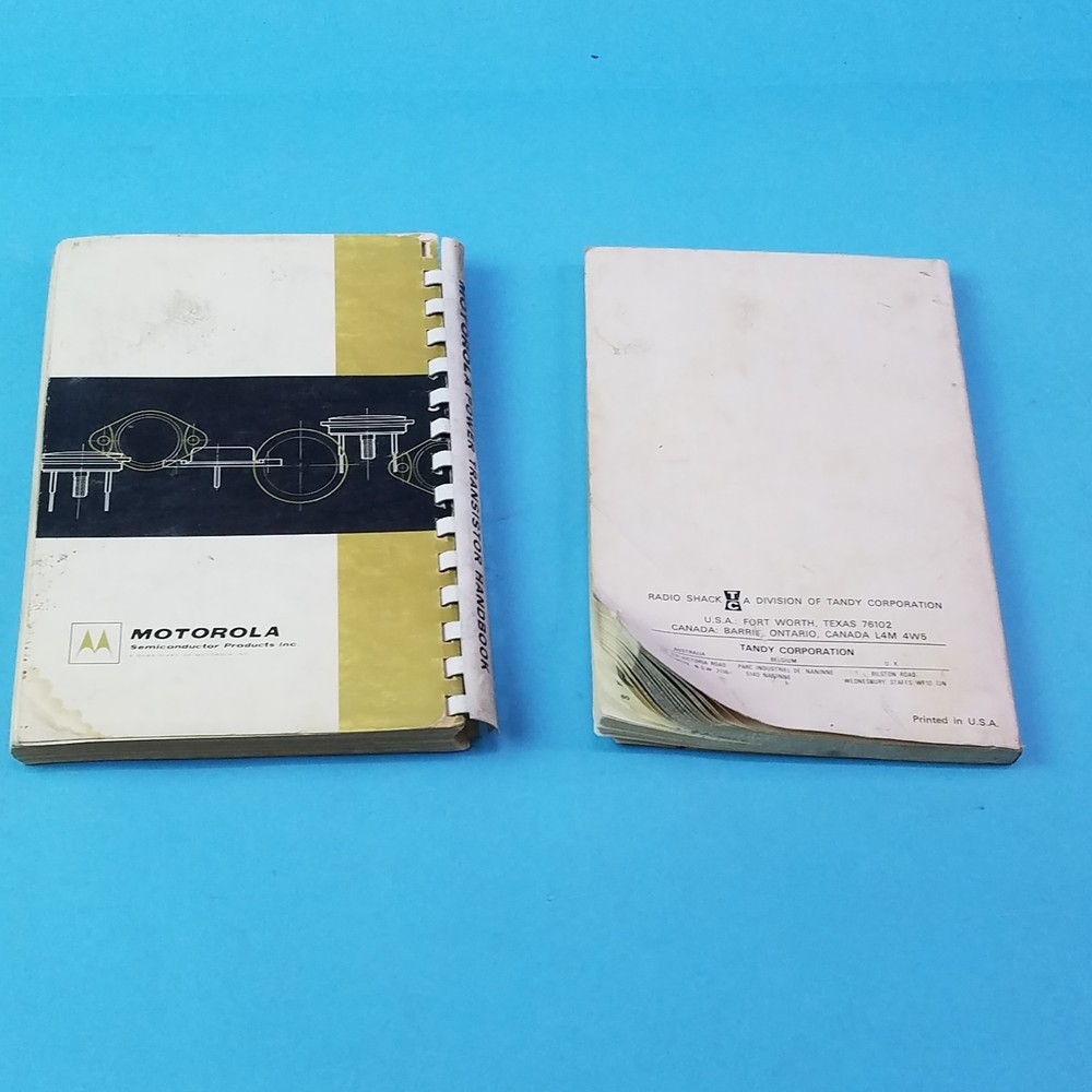 Lot of 2 Motorola power transistors & Archer Semiconductor Reference Handbook