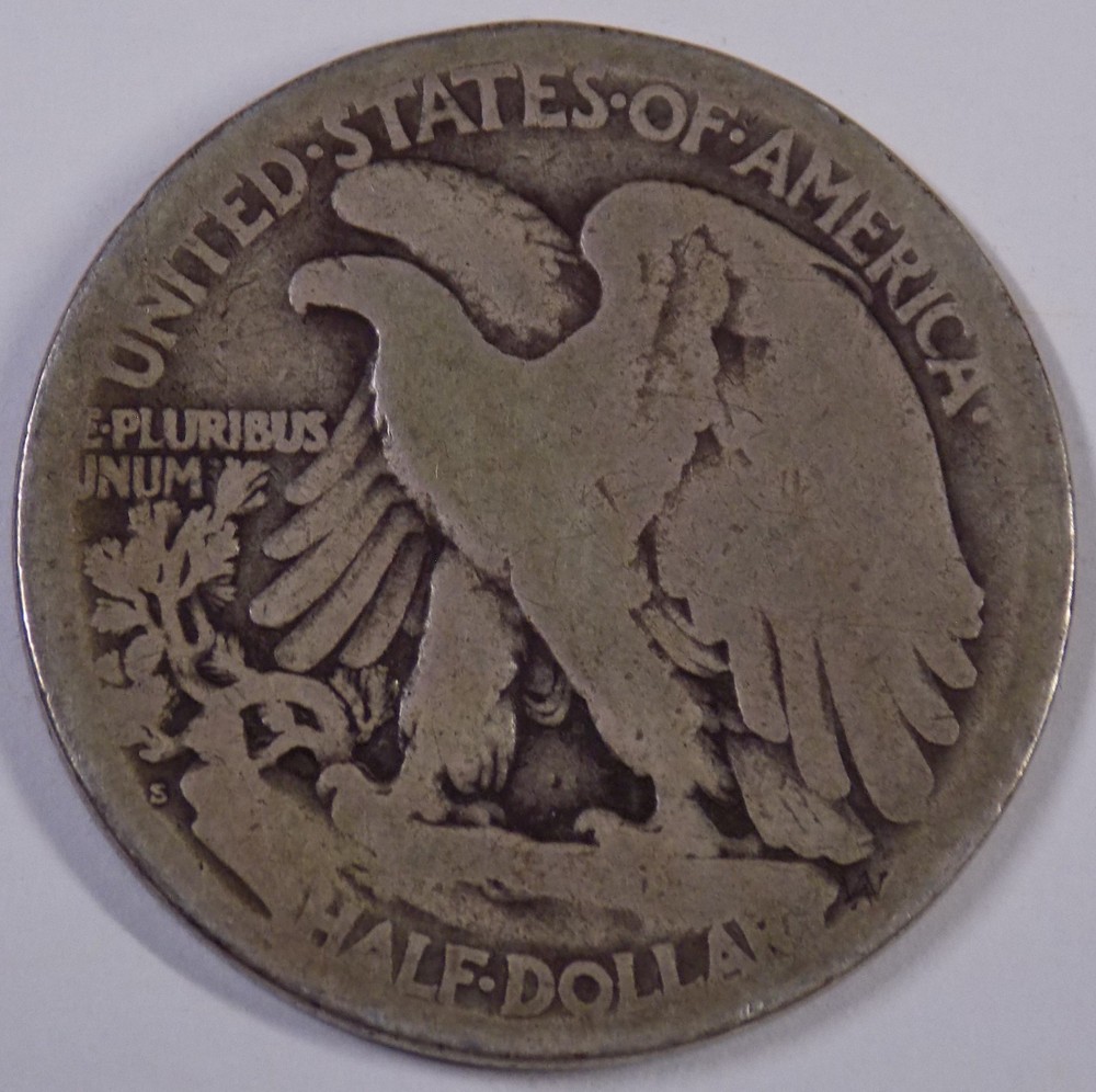 1921-S 50c Walking Liberty Half Dollar