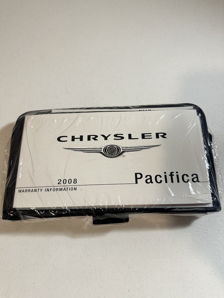 2008 Chrysler Pacifica Owner's Manual Set
