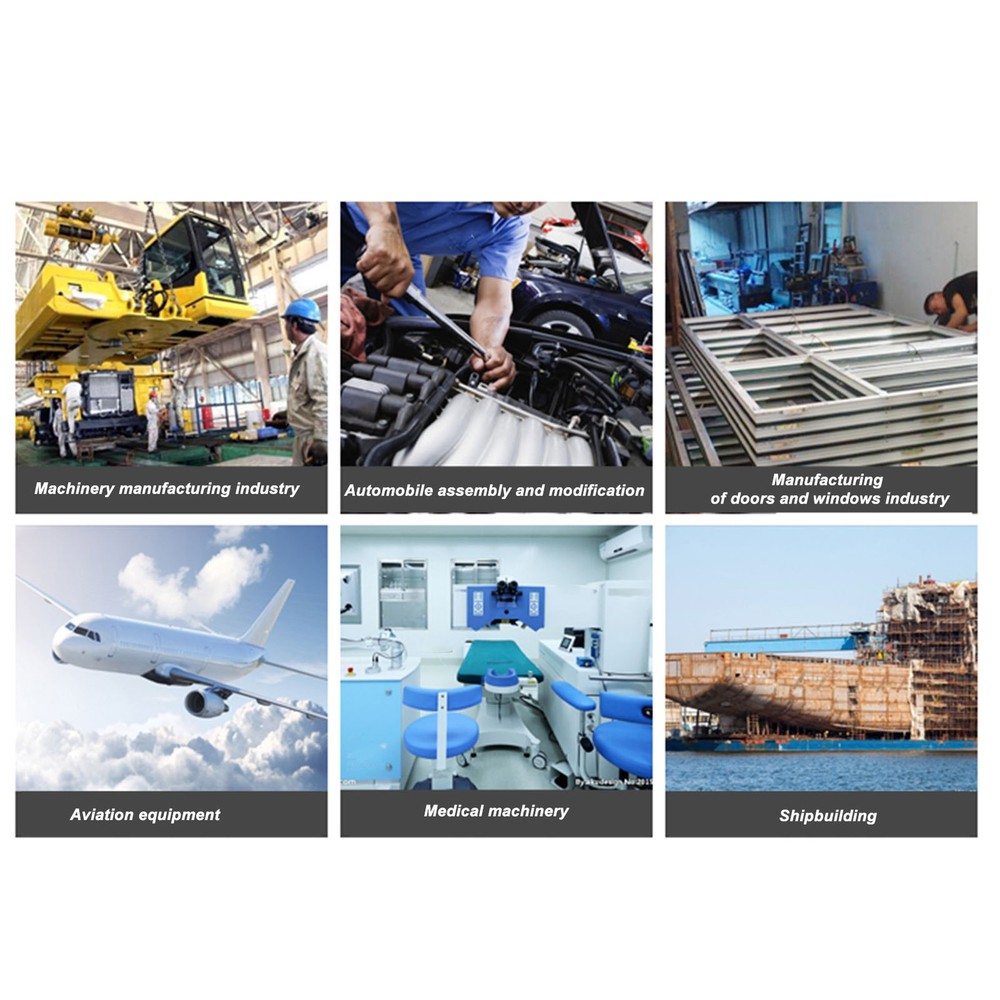 6Pcs Hand Rivet Nut Tool Mandrel Set Efficient For Riveting Application