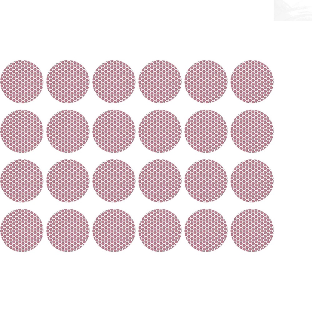 Durable Peel & Stick 24 Count Match Striker Circles - Trimmable for Custom Fit