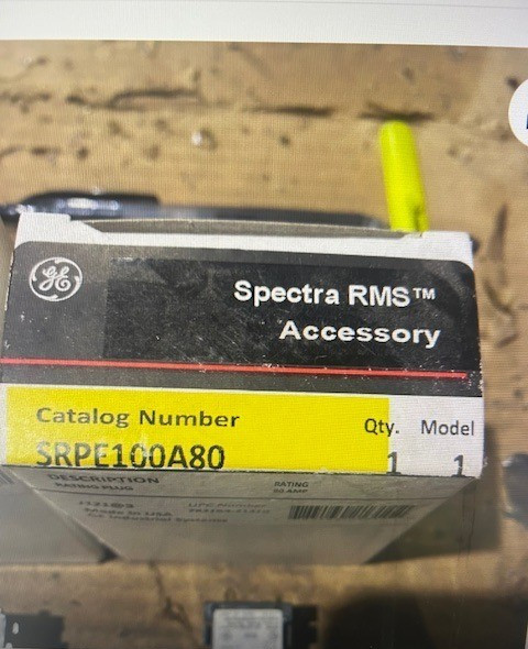 SRPE100A80 RATING PLUG