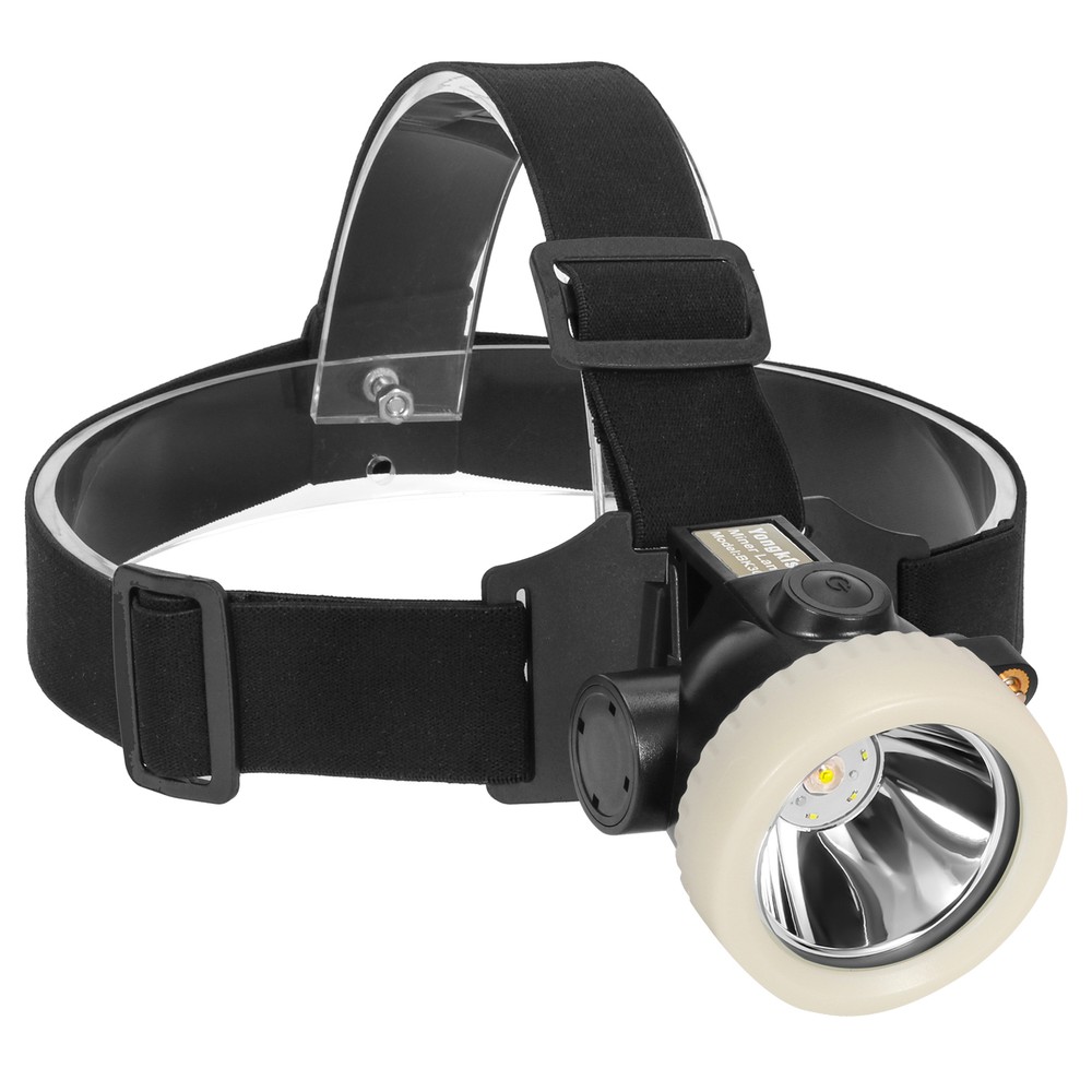 Rechargeable Mining Headlamp Waterproof 7 LED Explosion-Proof Light with Hat