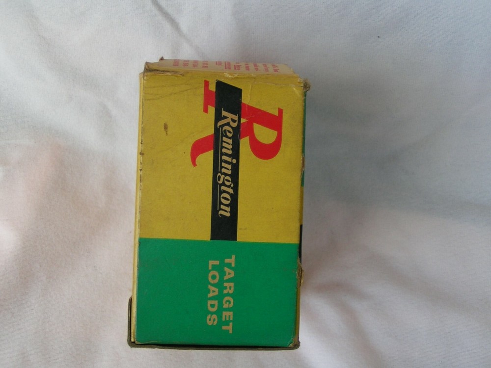 VINTAGE Remington Target Load 12 Ga Empty Shell Box