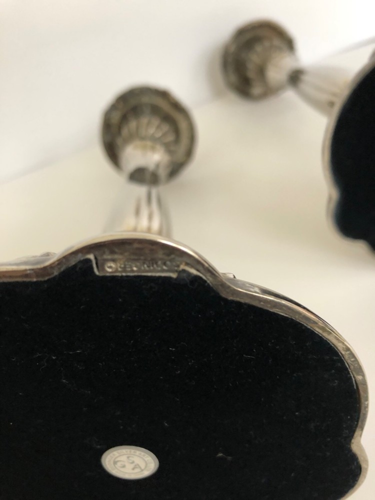 Godinger Silver Candleholders with beautiful design.
