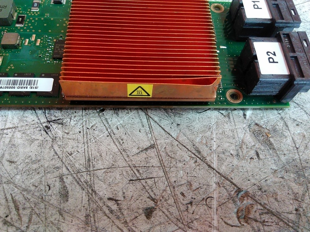 IBM 00MH906 6GB PCIe SAS Raid Controller Bent Heatsink