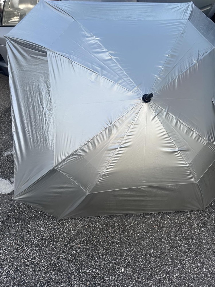 Oversized 68 Inch Windproof Golf Umbrella - Stylish Square Design, Auto Open
