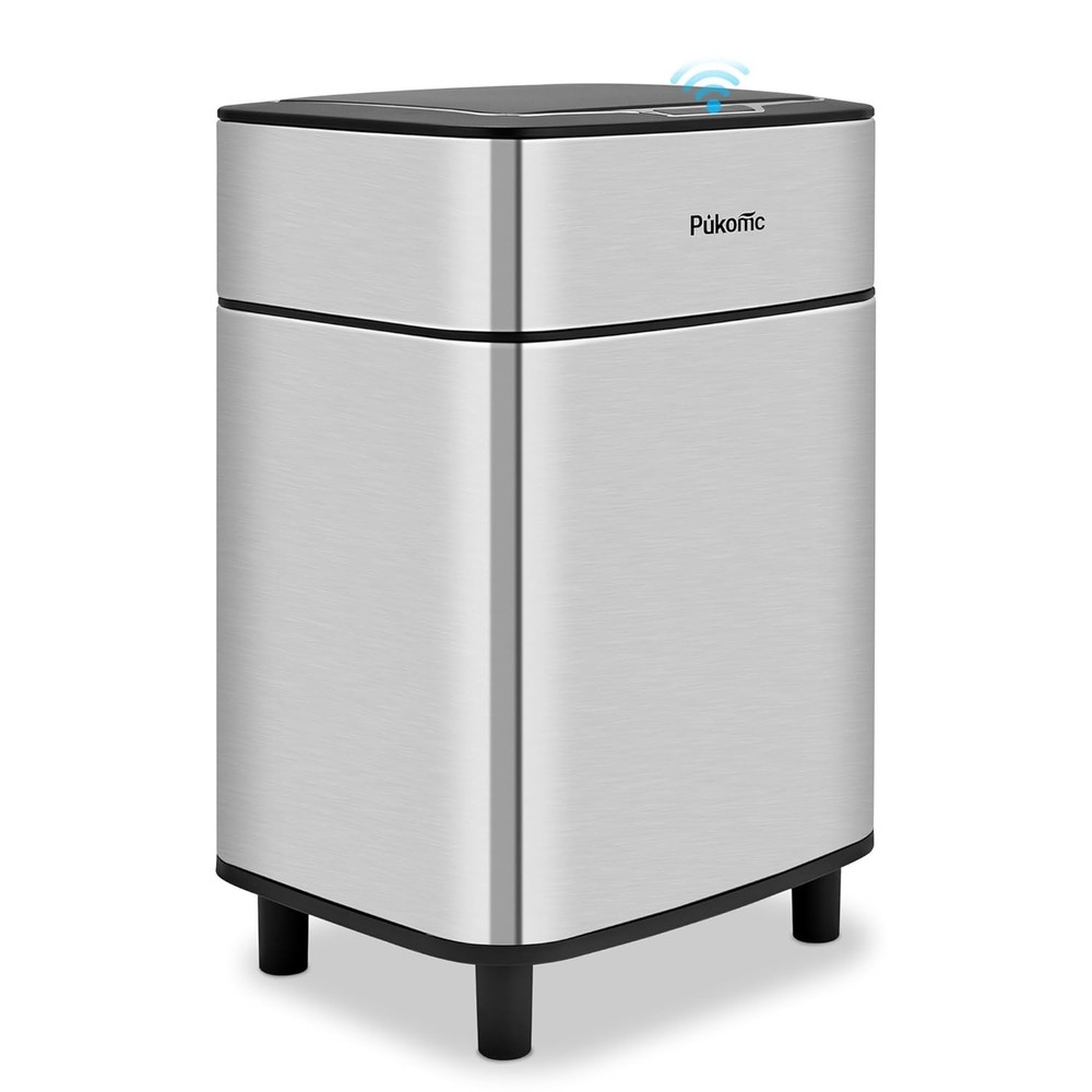 Stainless Steel Motion Sensor Automatic Touchless Trash Can 2.7 Gal