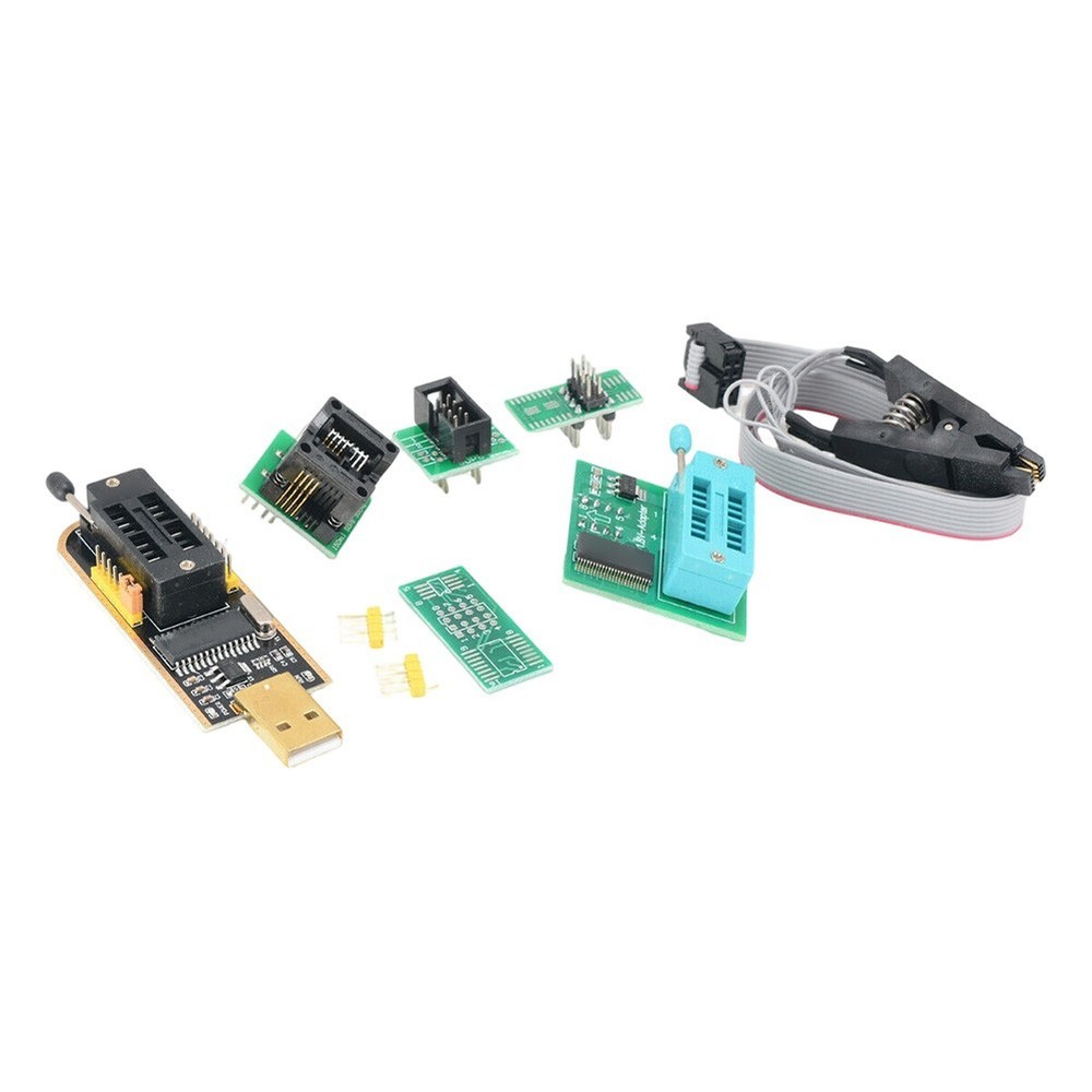 USB Programmer CH341A Programmer 24/25 Series Chip Support 3.3V-5V Voltage Range