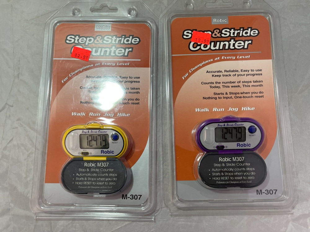 Robic Step and Stride Pedometer M-307