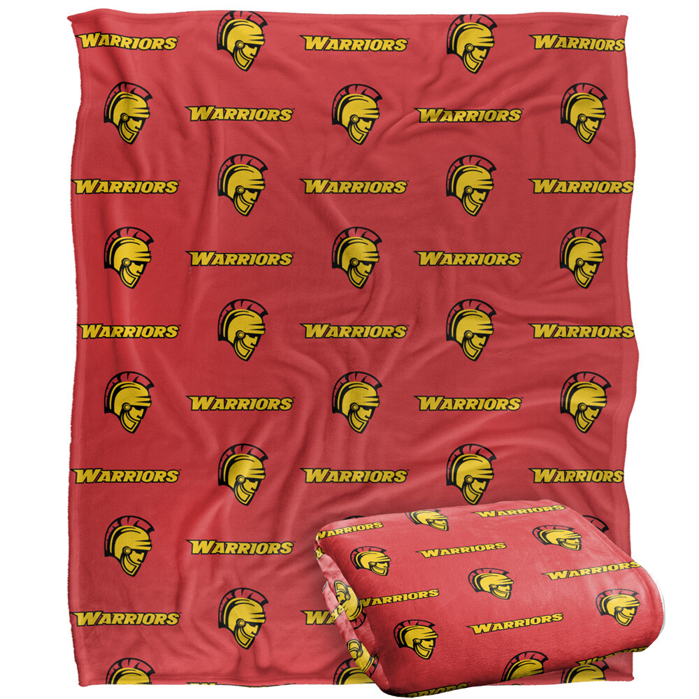 California State University StanislaUS Logo Pattern Silky Touch Throw Blanket