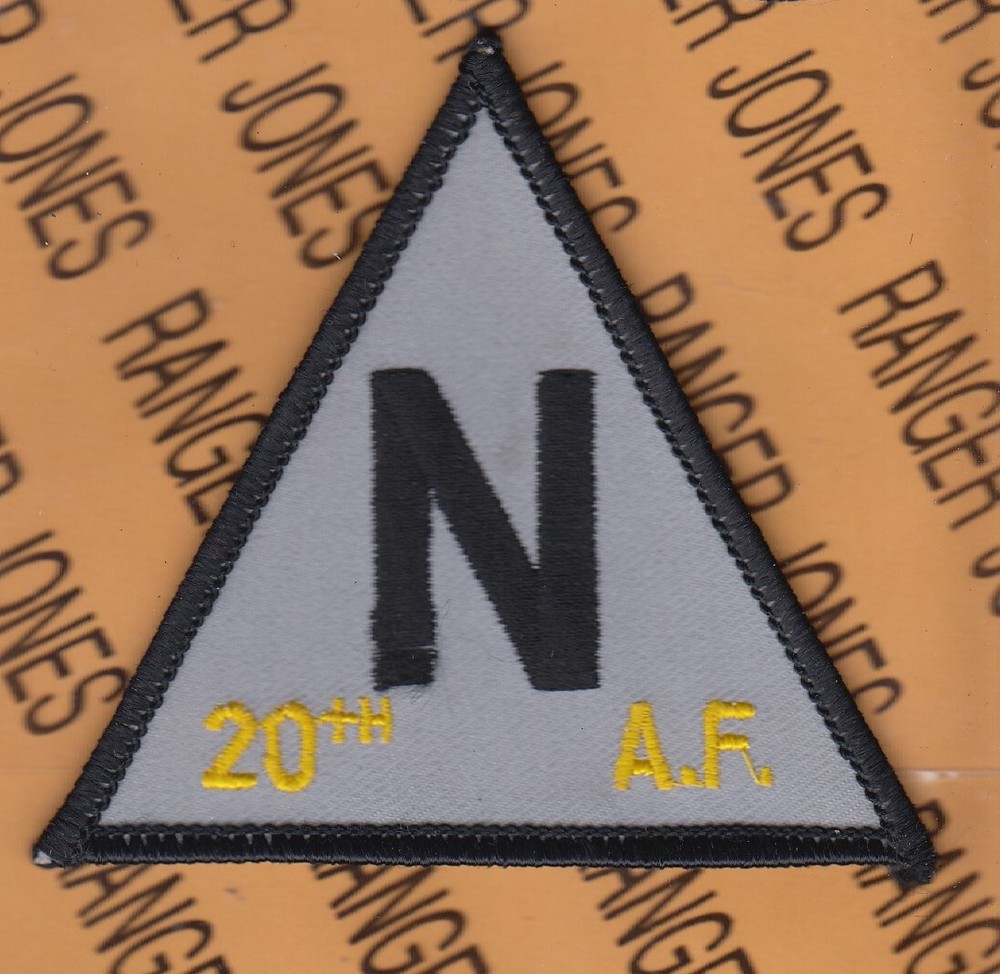 USAF Air Force 20th AF N  ~3.25" patch m/e