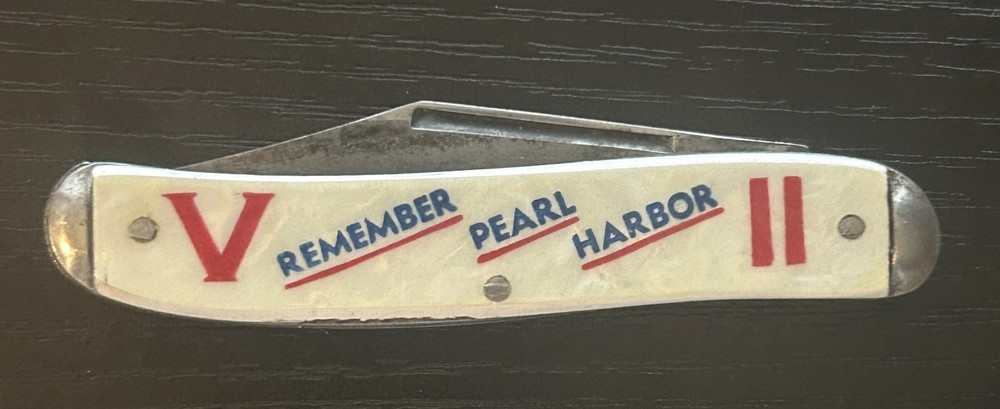 Remember Pearl Harbor Vintage Pocketknife