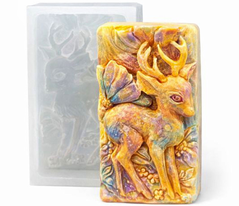DEER  SILICONE MOLD  for soap making and other crafts