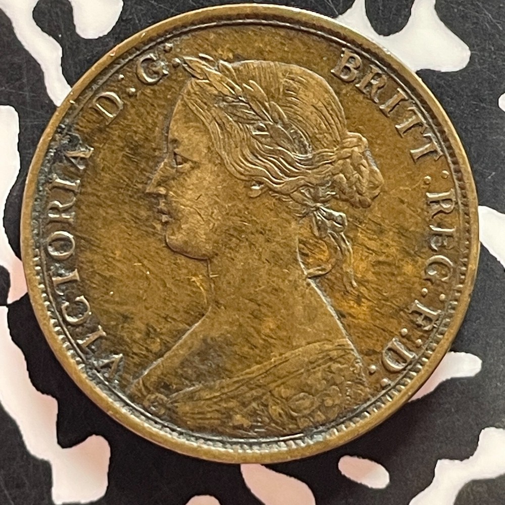 1861 Nova Scotia Large Cent Lot#T4735 Nice!