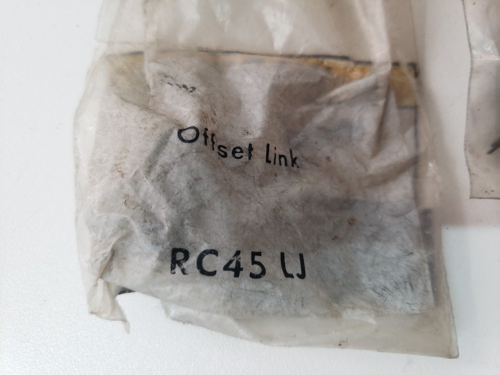 LOT of 3 - RC45 LJ Offset Roller Chain Link