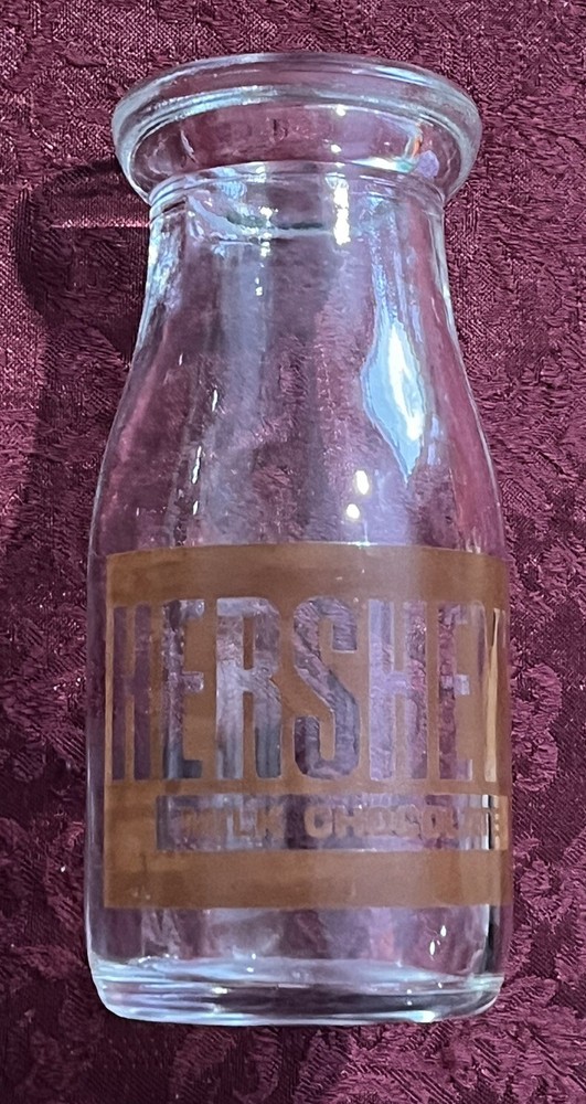 Hershey Milk Chocolate drinking Glass - Cool / Rare !!