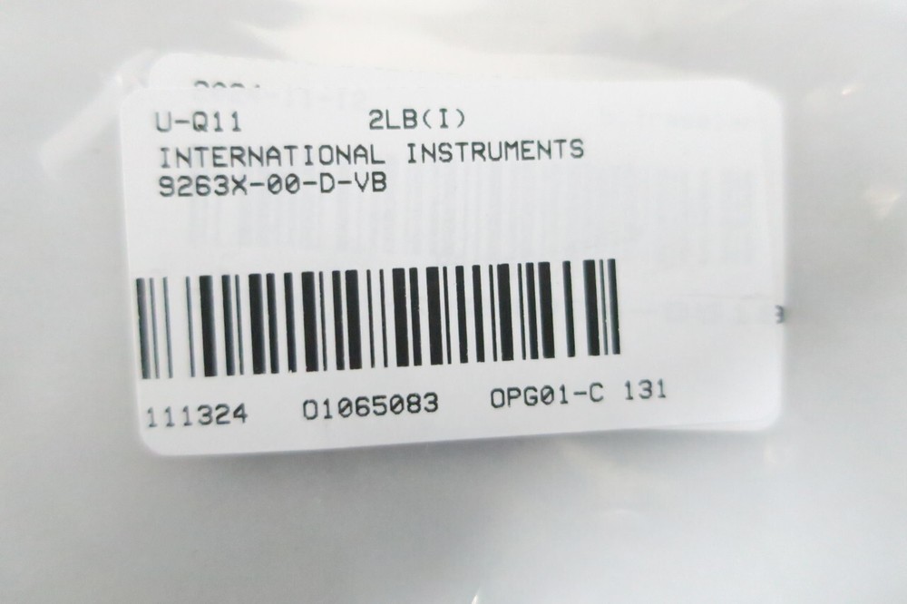 International Instruments 9263X-00-D-VB Panel Meter 0-5kv