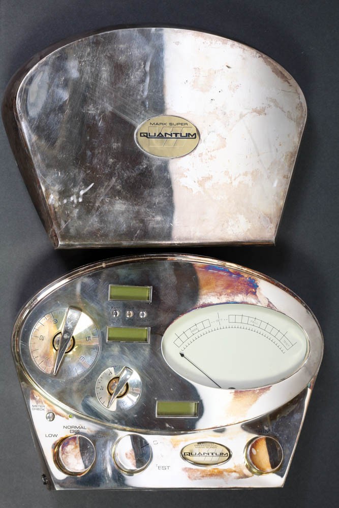 Scientology Mark Super VII Quantum Special Silver E-Meter Hubbard Electrometer
