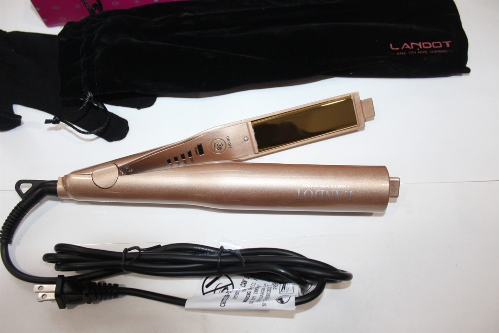 Twist Straightener Styling Iron with 4 Temperature Settings Includes Storage Bag