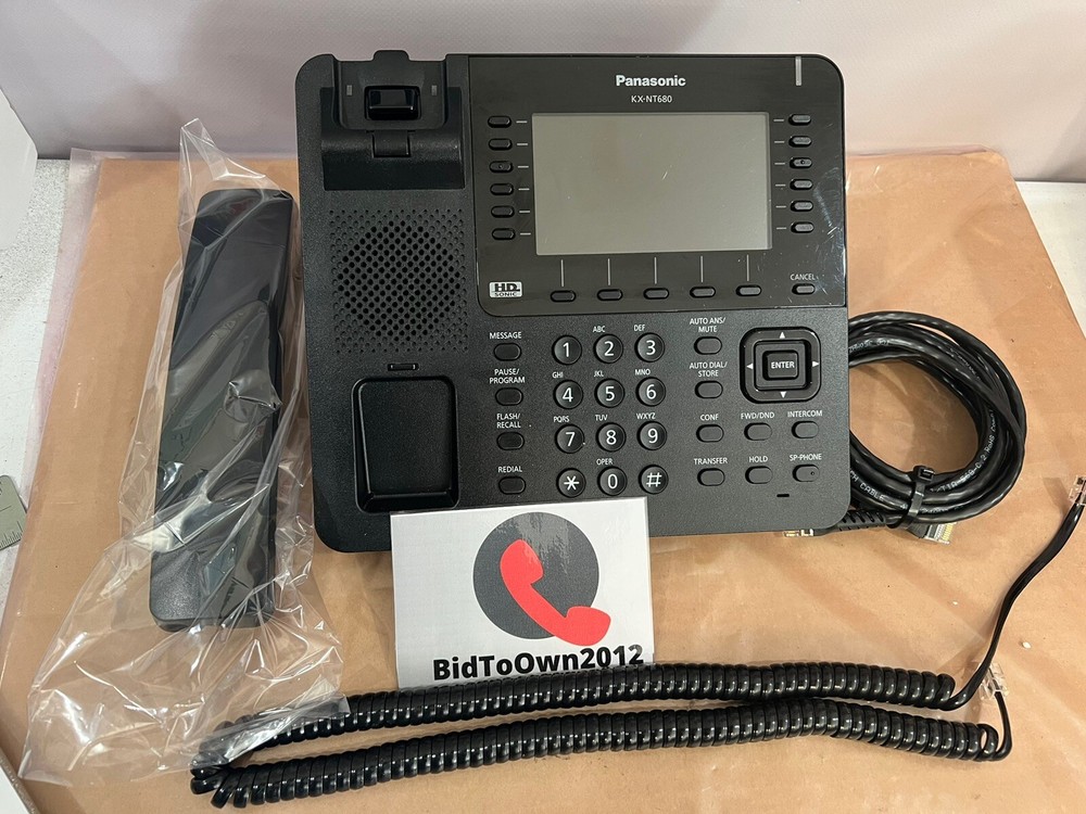Panasonic KX-NT680-B IP Display (Black) *Refurbished*