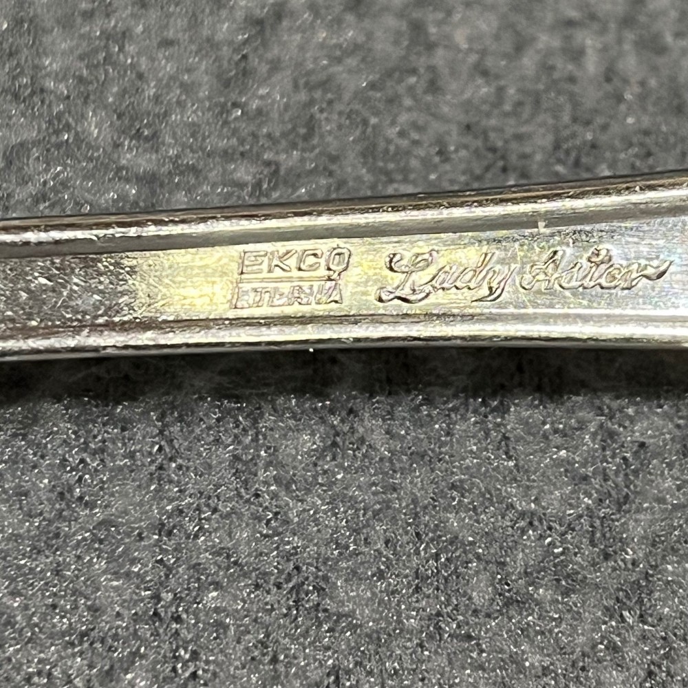 EKCO Eterna Lady Custom Stainless Steel Serving Spoon Pierced