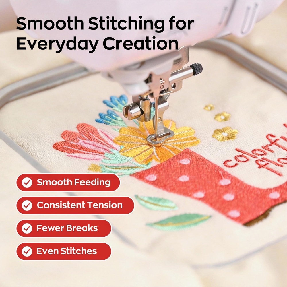 Embroidery Thread Set 800M 80 Colors Polyester for Sewing Machines Poolin Full