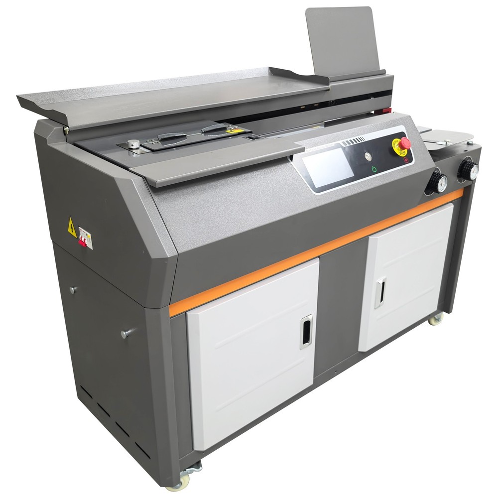 A4 Automatic Perfect Binding Machine 7'' Touch Screen Side Gluing Book Binder US