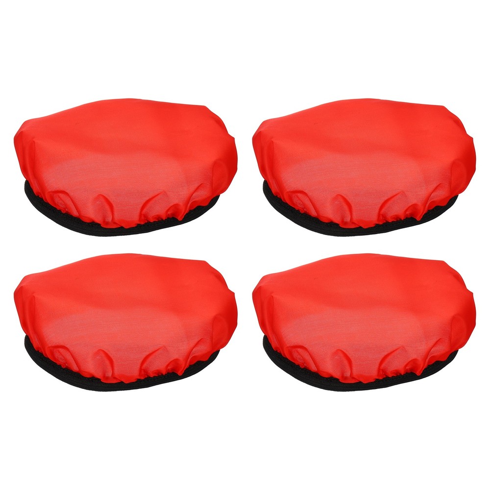 7" 18cm soft diffuser lamp cover, 4pcs fabric diffuser, red