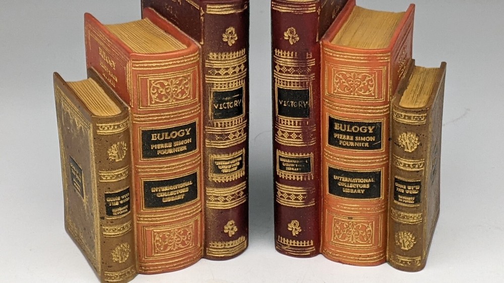 Faux Book Bookends heavy !